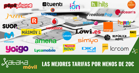 Tarifas con muchos gigas nos inundan pero ¿les sacas provecho? Estas son las mejores tarifas por menos de 20 euros
