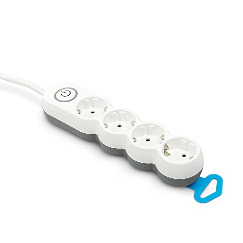 Garza Power - Regleta de 4 enchufes 