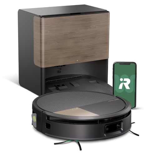 iRobot Roomba Max 775 Combo Base AutoWash multifunción y Agua Caliente, 30.000 Pascales, Rodillo PowerSpin Extensible, Cubierta Protectora, 2 cepillos, Fregado/Secado con Calor, LiDAR 3D con IA, Negro