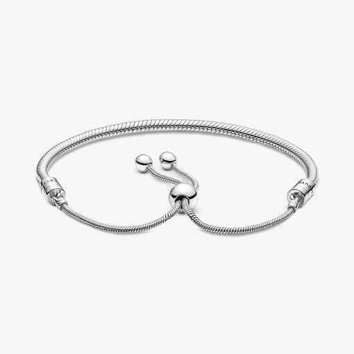 Pulsera de Cadena de Serpiente con Cierre Deslizante