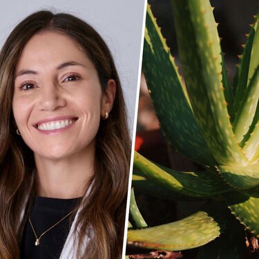 Mariangeles Jofre, dermatóloga: "Cortar aloe vera de la planta y aplicarlo directamente en quemaduras puede provocar infecciones graves"