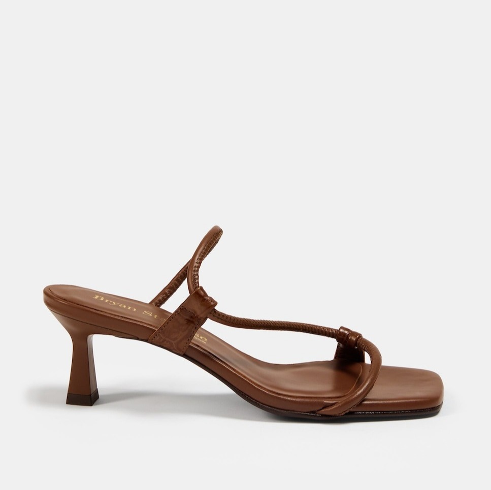 Bryan Stepwise
Sandalias de tacón de mujer de piel