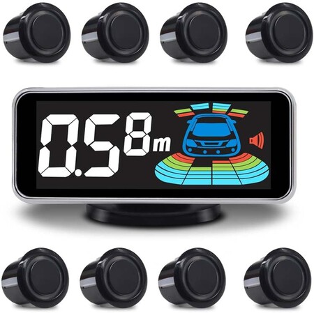 Sistema Parktronic De Copia De Seguridad Para Automovil Con 8 Sensores Mx