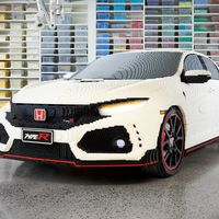 En Australia construyeron este Honda Civic Type R con 320,000 bloques Lego 