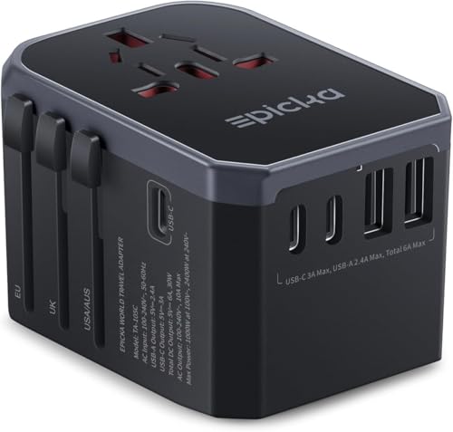 EPICKA Adaptador Enchufe Universal