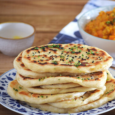 Cómo hacer pan naan casero: el pan más tierno sin horno, tradicional de la India