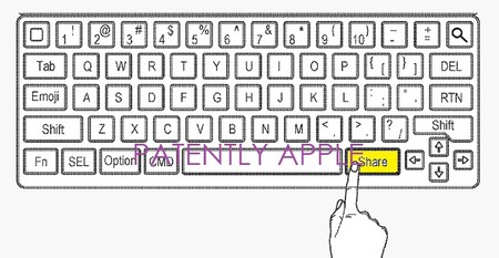 Teclas dedicadas para emojis y para compartir: Apple patenta el Smart Keyboard 2