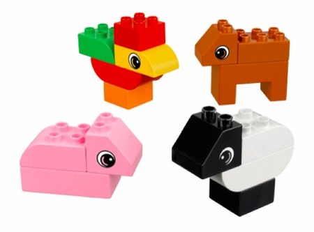 diversion en la granja LEGO