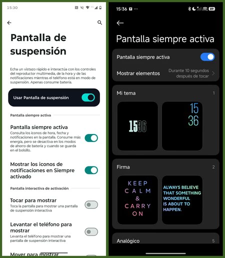 Aod Xiaomi Y Motorola