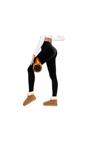 BENNIES Leggings térmicos Mujer Invierno de Cintura Alta 