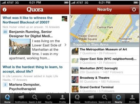 Quora lanza su aplicación para iPhone