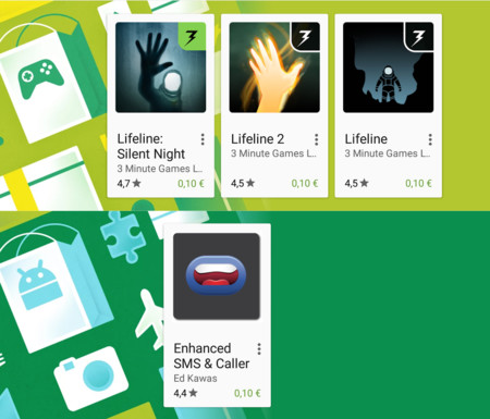 Ofertas en Google Play desde 0,10€: Enhanced SMS & Caller ID+, Lifeline, Cameringo+ y Game of Thrones