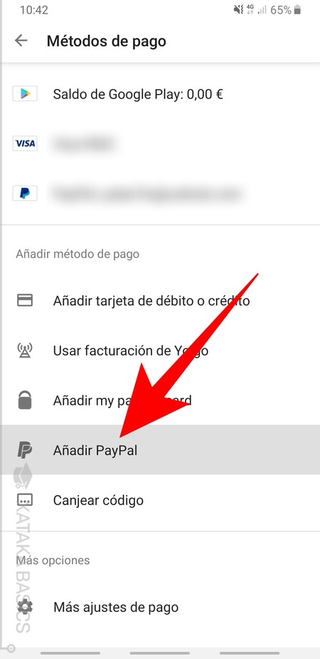 Anadir Paypal