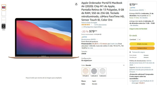 El MacBook con mejor relación calidad-precio tiene 20% de descuento: un ...