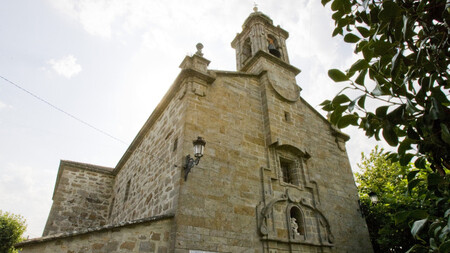 Pueblo Pesquero Bonito Galicia Otoño