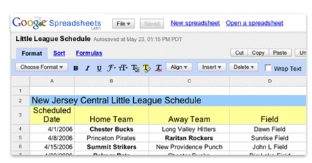 Google SpreadSheet, Google prepara un Excel online