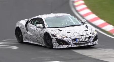Después del quemón regresa el Acura NSX al Nürburgring