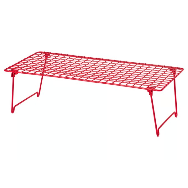GREJIG Estante zapatero, rojo vivo