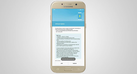 Galaxy A5 2017 empieza a recibir su dosis de Nougat también