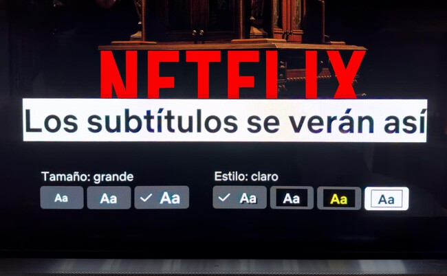 Netflix Cambio Subtítulos