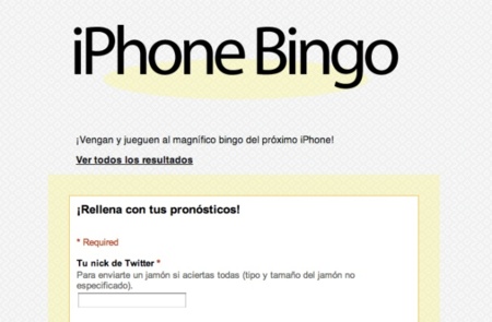 Más rápido imposible: ya puedes apostar tus predicciones en el bingo de la keynote