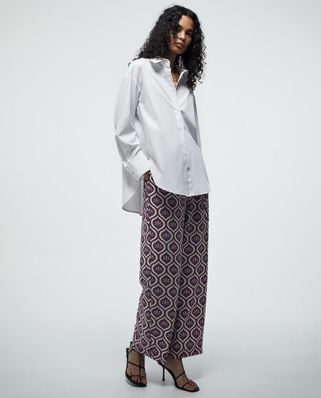 Pantalon Estampado Tapiz Oficina Septiembre Otoño 2025