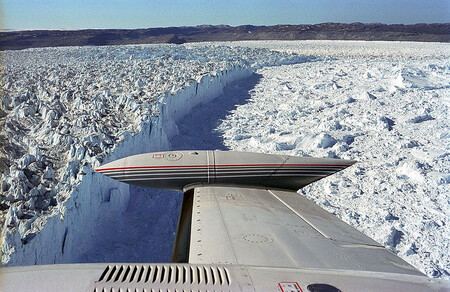 Es probable que el Titanic se hundiera al chocar con un iceberg desprendido del glaciar más rápido: 45 metros por día