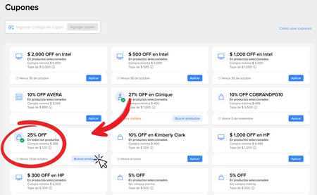 Cupones Mercado Libre