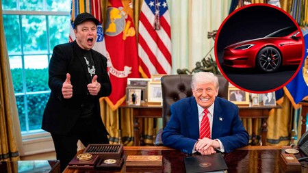 Donald Trump Elon Musk Tesla Model S