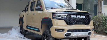 Pidieron la copia china barata de una pick-up de RAM. Parecía de juguete, pero logró remolcar al modelo original