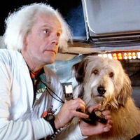 Antes del adorable Einstein, el compañero de Doc en Regreso al Futuro iba a ser un animal mucho más exótico 