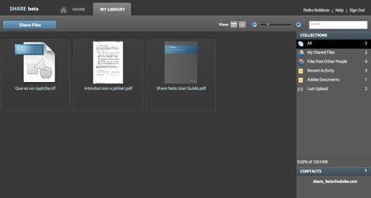 Adobe Share, el disco duro virtual de Adobe para compartir nuestros archivos