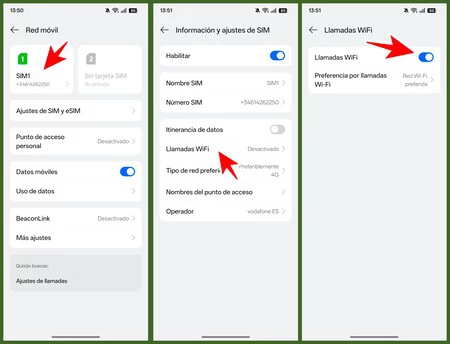 Llamadas Wifi Oppo Android