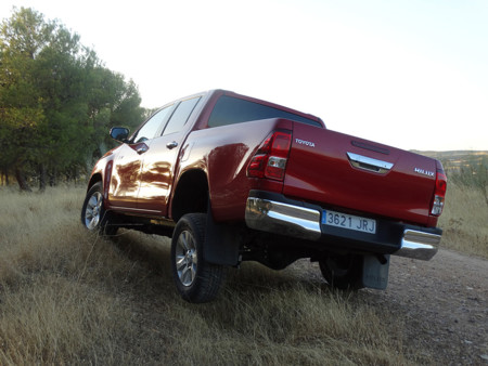 Ruedas aire Prueba Toyota Hilux Exteriores Campo