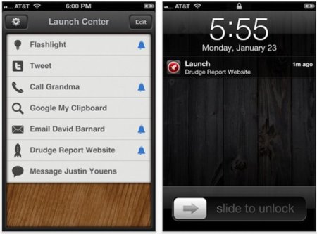 Launch Center, una forma diferente de crear alarmas