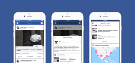 El botón de Facebook para identificar noticias falsas se estrena en España