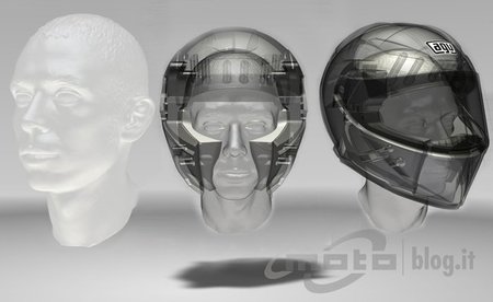 Así encaja el AGV en la cabeza de Valentino