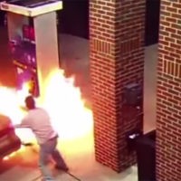 Hay gente con mucha suerte (CVII): mejor no utilices tu mechero en la gasolinera