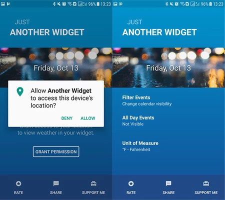 別のウィジェット