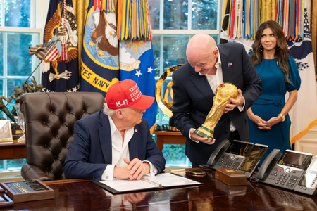 Infantino Junto A Donald Trump En La Casa Blanca C The White House