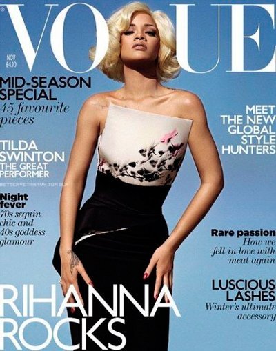 Lo que faltaba, Rihanna también a lo Marilyn