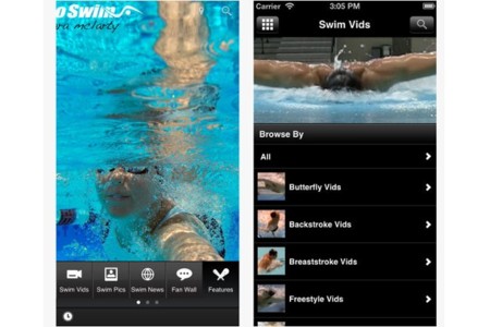 Tres aplicaciones móviles para amantes de la natación