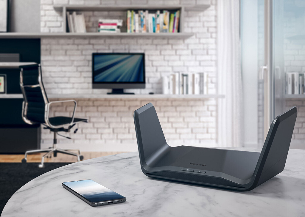 El nuevo router de NETGEAR llega con WiFi 6E a 7,8 Gbps y el aspecto de una futurista nave espacial