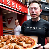 Quería llamar a su comida para llevar 'Pollo y Pizza Tesla' diciendo que iba por Nikola Tesla. Elon Musk se lo ha hecho pagar caro