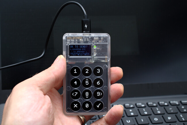 Coldcard Bitcoin Hackeo Robo