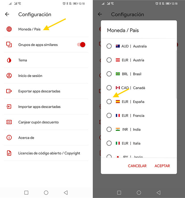 Cómo recibir un aviso cuando una app está en oferta en Google Play