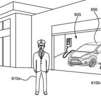 Ford ha tenido una idea para evitar robos: coches que proyectan hologramas de policías de mentira y perros guardianes
