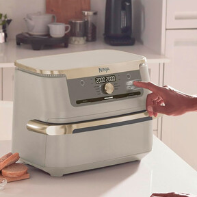 Cae a precio mínimo en el Amazon Prime, la freidora de aire Ninja tamaño XXL ideal para cocinar más y mejor