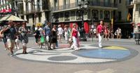 El mosaico de Miró en la Rambla de Barcelona