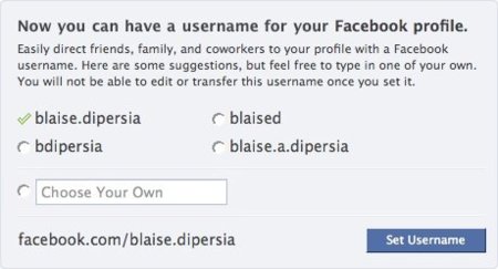 Facebook permitirá URLs personalizadas